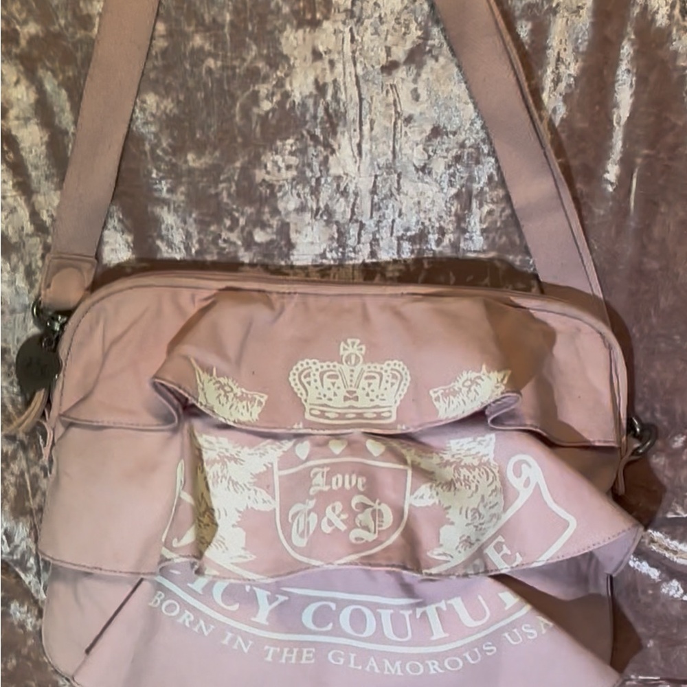 SOLD  DO NOT BUY  Juicy Couture Pink Whimsical Shoulder Bag